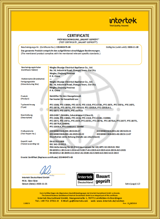 GS certifikat